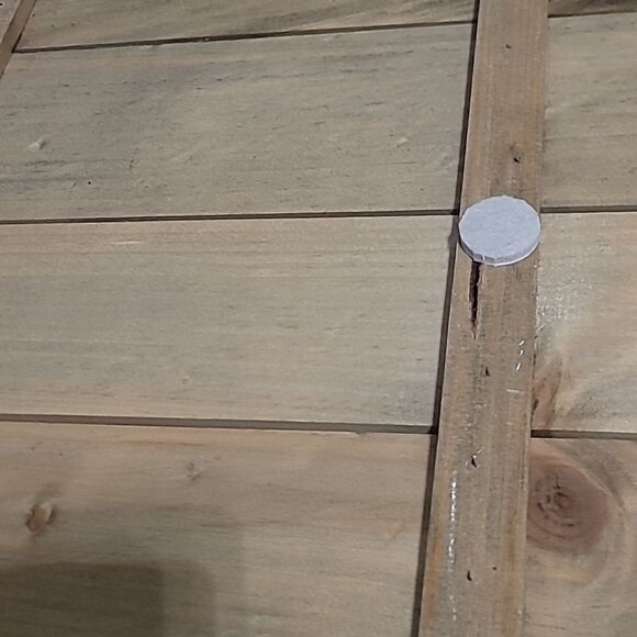 Easter wooden Welcome Bunny door hanger with bunny bow - Picture 3 of 3